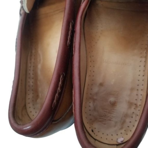 Allen Edmonds Mens 9.5D Brown Woodstock Leather Ta - Picture 8 of 10